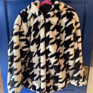 H&M furry jacket